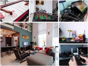 Karaoke,XBox,Foosball,Billiard,Air Hockey,Ping Pong & Board Games